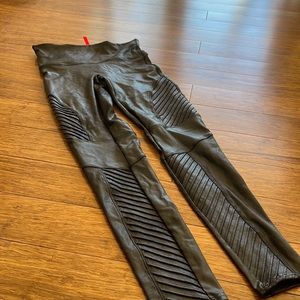 Spanx Faux Leather Moto Leggings (Best seller)